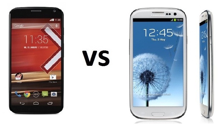 Moto X vs Galaxy S3