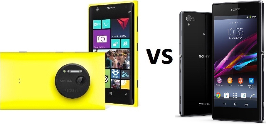 Nokia Lumia 1020 vs Sony Xperia Z1