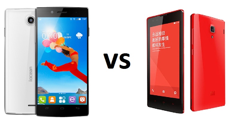 iOcean X7 HD vs Xiaomi Red Rice