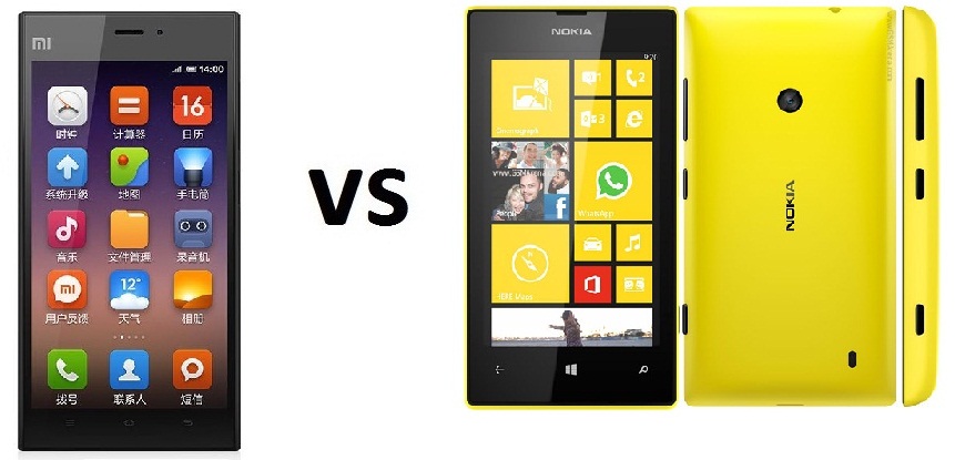 Xiaomi Mi3 vs Nokia Lumia 520