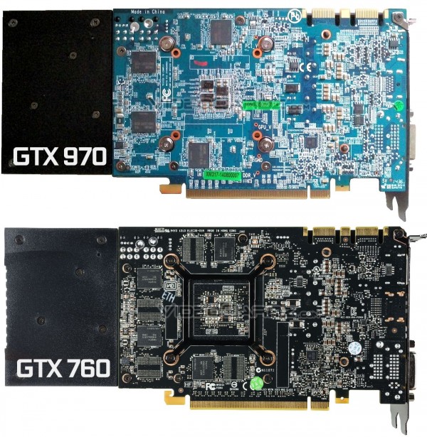 PCB-Nvidia-GeForce-GTX-970-vs-Nvidia-GeForce-GTX-760-filtracion-600x615