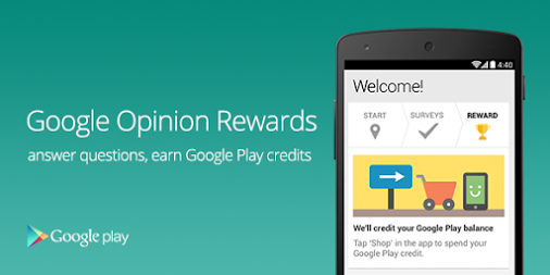 Google Opinion Rewards, gana dinero para Google Play