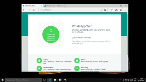 Microsoft Edge ya soporta WhatsApp Web