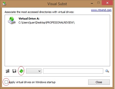 montar carpeta como unidad de windows con Visual subst 3