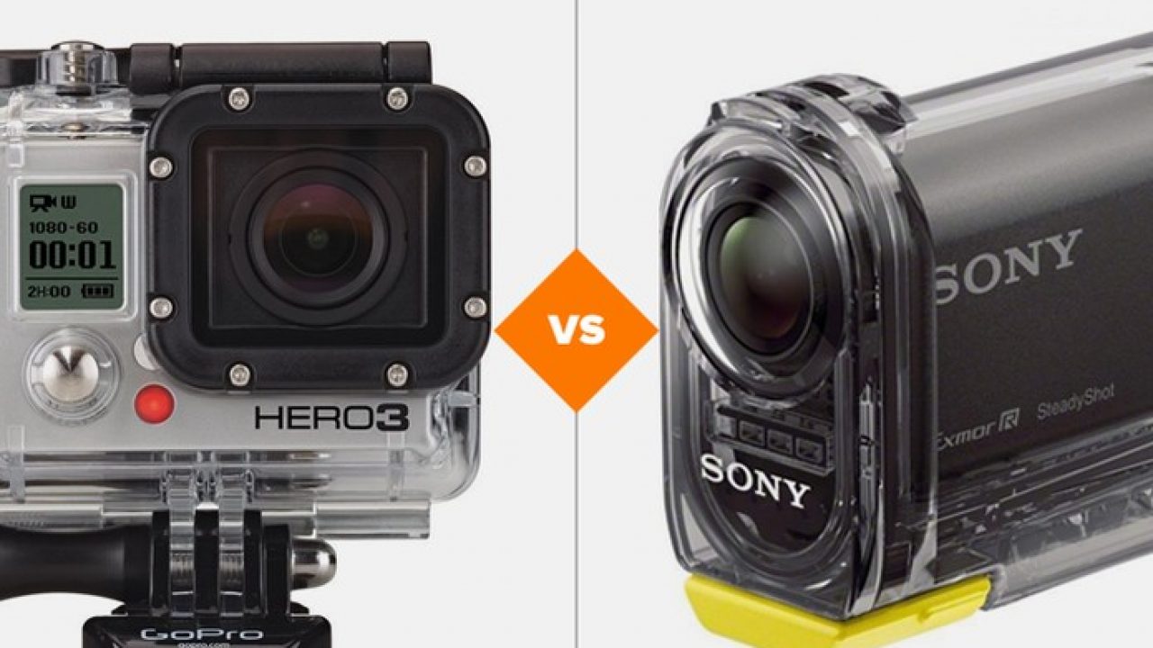 hacha asiático Genuino GoPro Hero 3+ Black vs Sony Action Cam