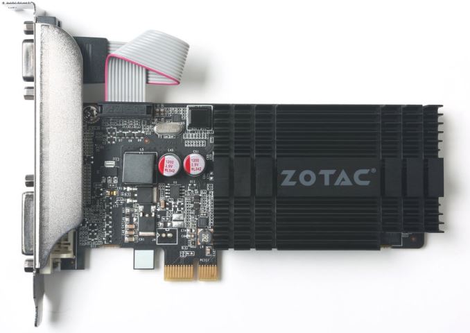 Zotac GeForce GT 710 con interfaz PCI-E x1