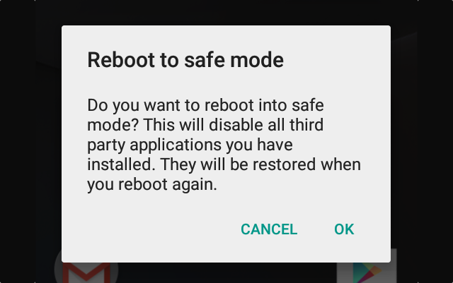 eliminar un virus en Android-modoseguro