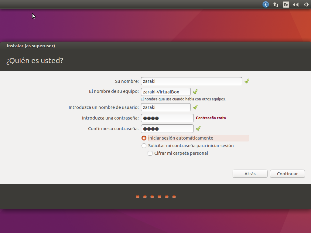 ubuntu 16.04 virtualbox