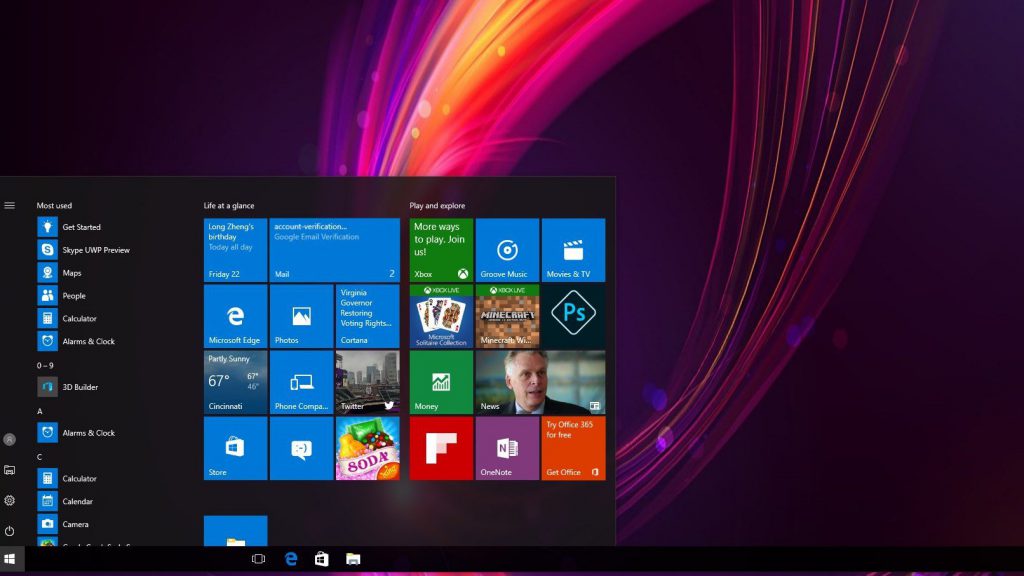 Windows 10 build 14328