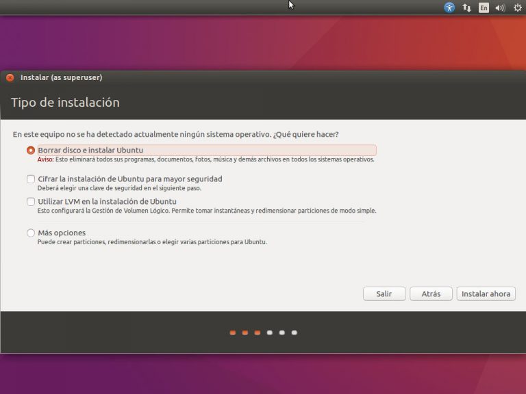 Cómo instalar Ubuntu 16.04 LTS en tu PC paso a paso