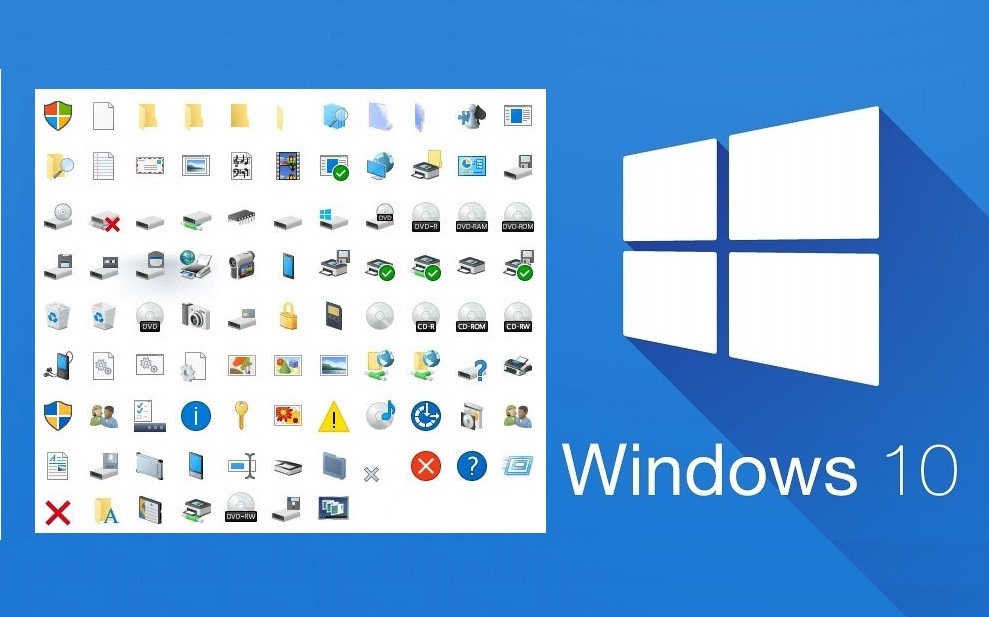 Microsoft Windows 10 iconos