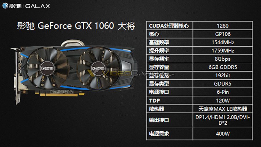 Galax también nos enseña sus GeForce GTX 1060 2