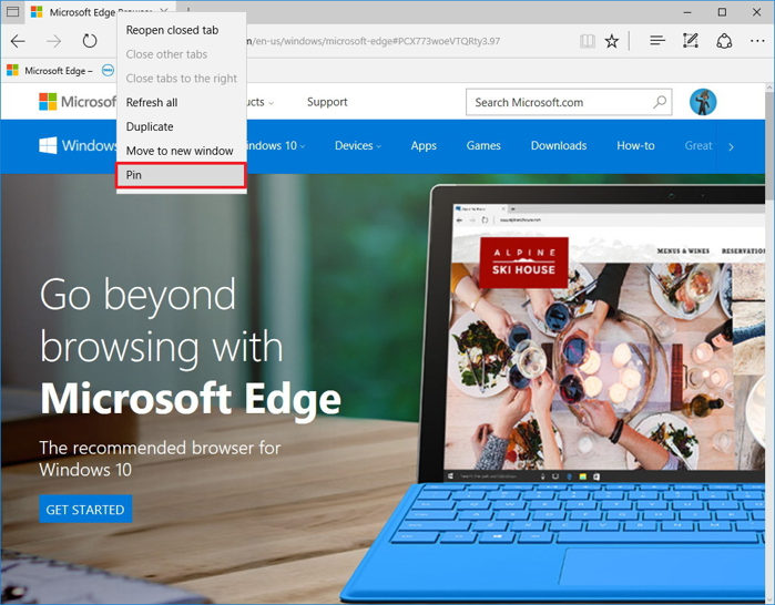 Microsoft Edge 3