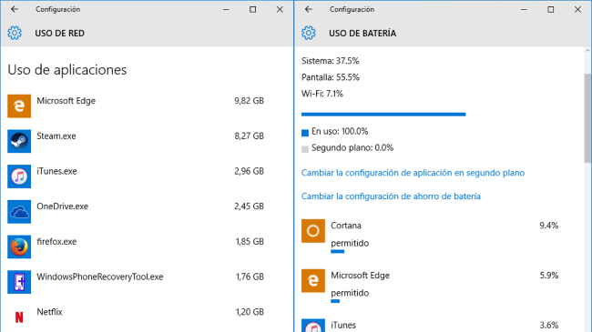 Windows 10 problemas bateria 2