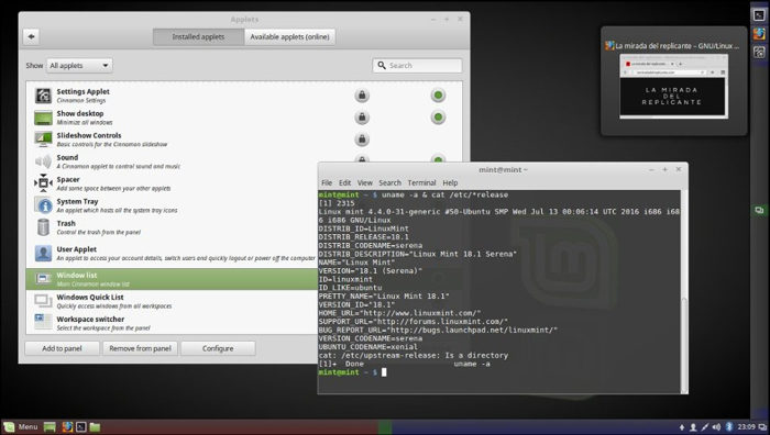 Linux Mint 18.1