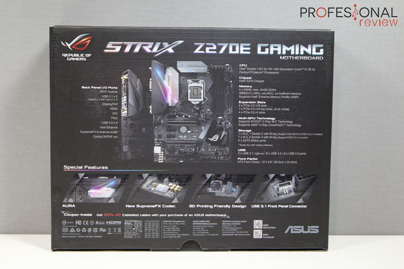 Asus Strix Z270E Gaming