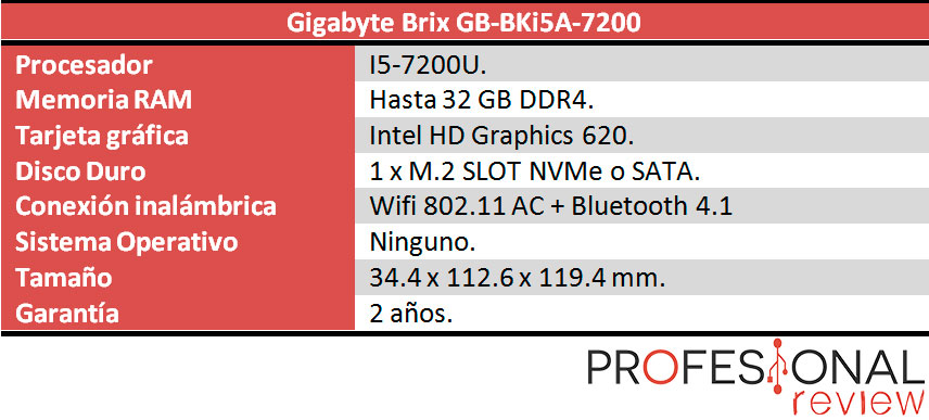 Gigabyte Brix GA-BKi5A-7200