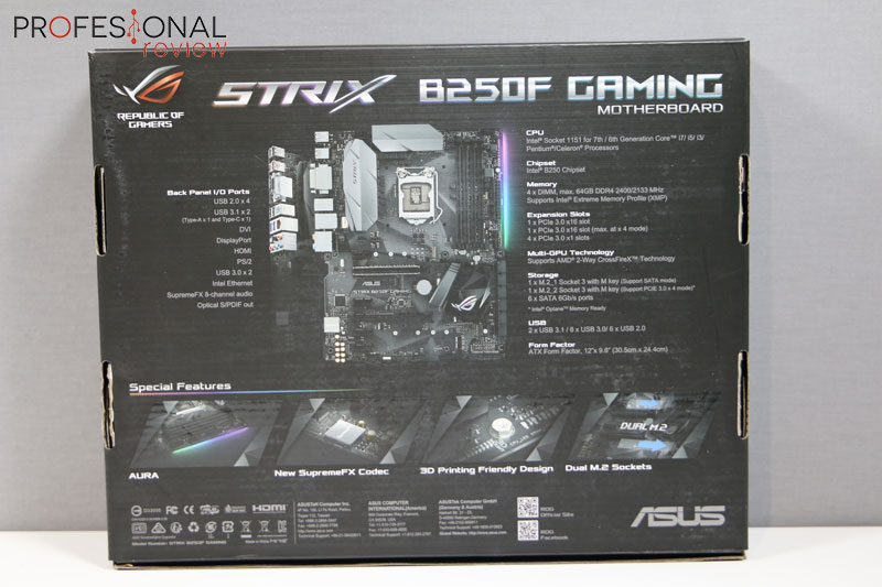 Asus Strix B250F Gaming