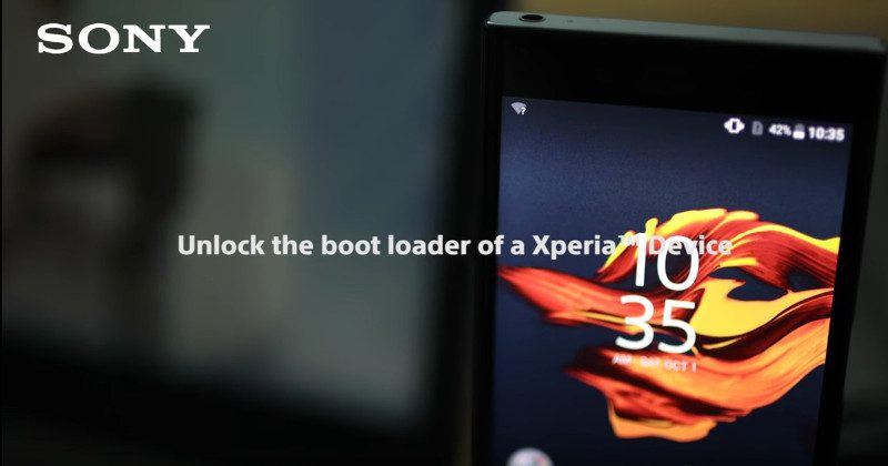 desbloquear el bootloader de Sony Xperia