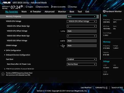 Asus PRIME B350-A Asus PRIME B350-A bios