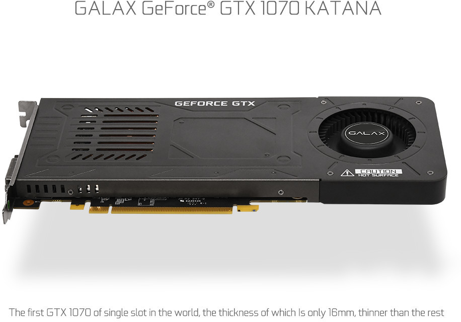 GALAX GeForce GTX 1070 KATANA