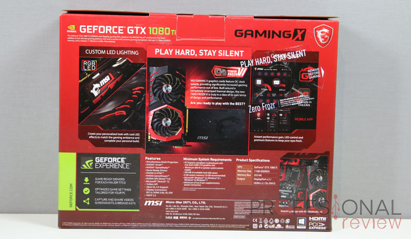 MSI GTX 1080 Ti Gaming X