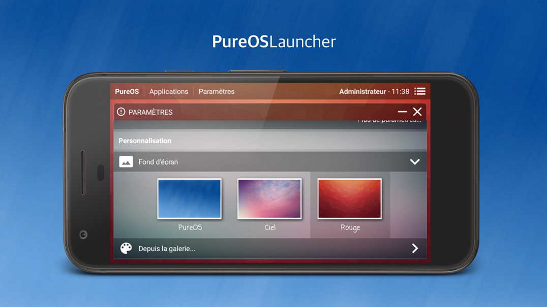 PureOS Launcher 2