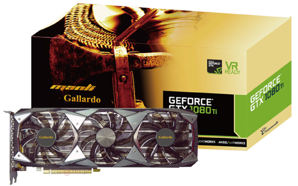 Manli GeForce GTX 1080Ti Gallardo Manli GeForce GTX 1080Ti Gallardo