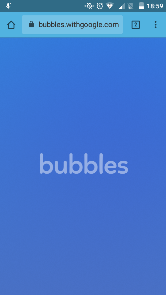 Google presenta Google Bubbles