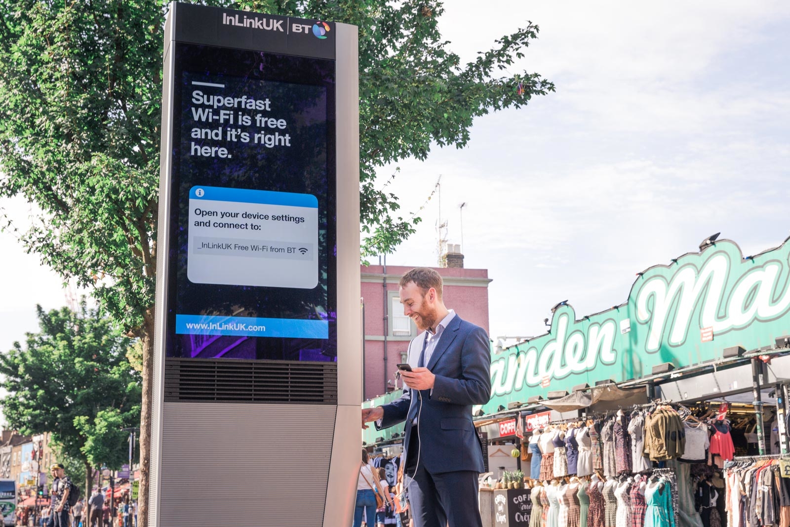 Londres se convierte en la segunda ciudad del mundo en ofrecer kioscos de wi-fi gratis