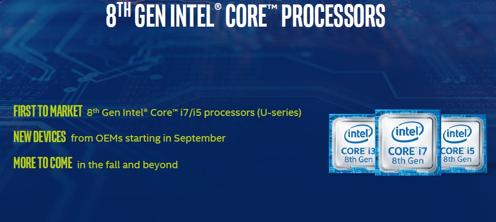 Intel Coffee Lake anunciados oficialmente