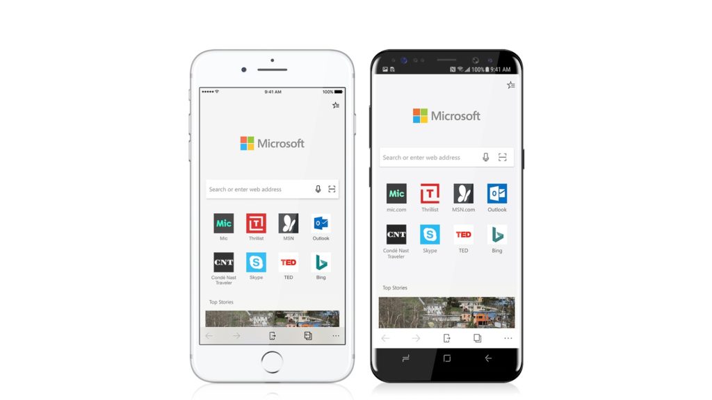 Microsoft Edge para iPhone y Android