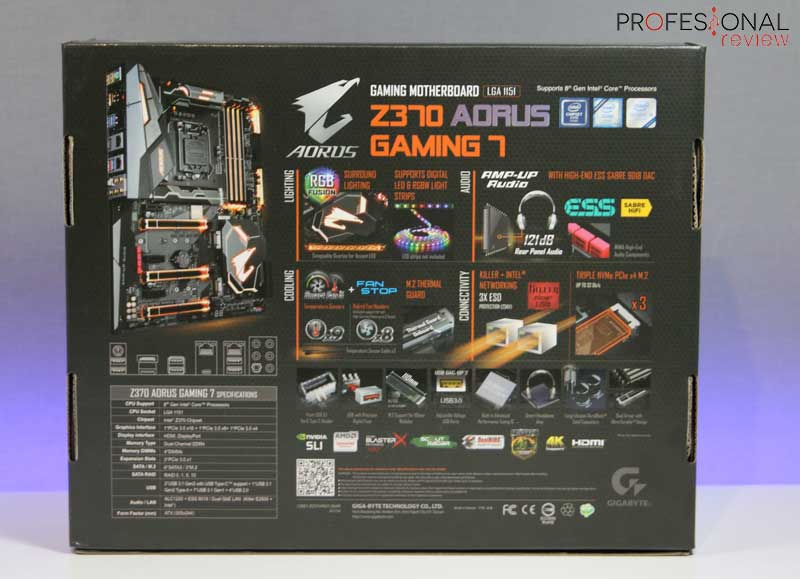 Gigabyte Aorus Z370X Gaming 7 Gigabyte Aorus Z370X Gaming 7