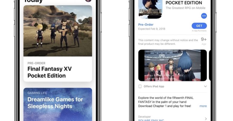 Ya puedes reservar "Final Fantasy XV: Pocket Edition" para iPhone y iPad