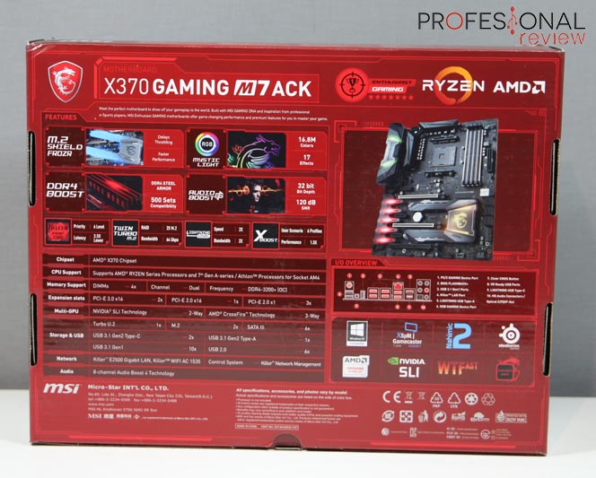 MSI X370 Gaming M7 ACK