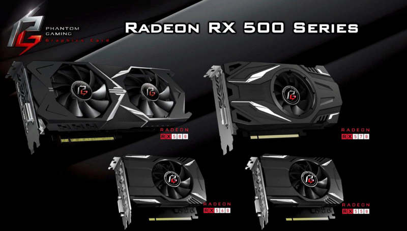 ASRock Radeon RX 500 Phantom Gaming