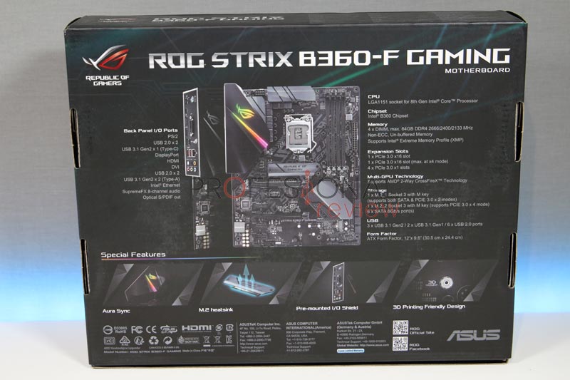 Asus ROG Strix B360-F