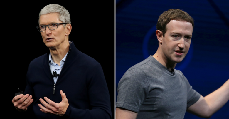 Mark Zuckerberg califica de “simplistas” y falsas las críticas de Tim Cook