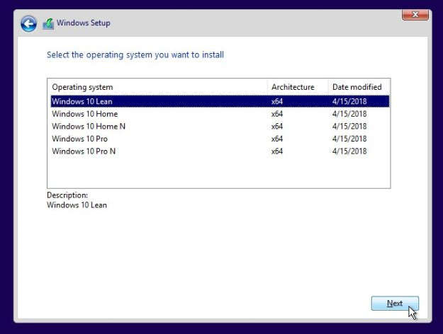 Windows 10 Lean será una versión más limpia y simple