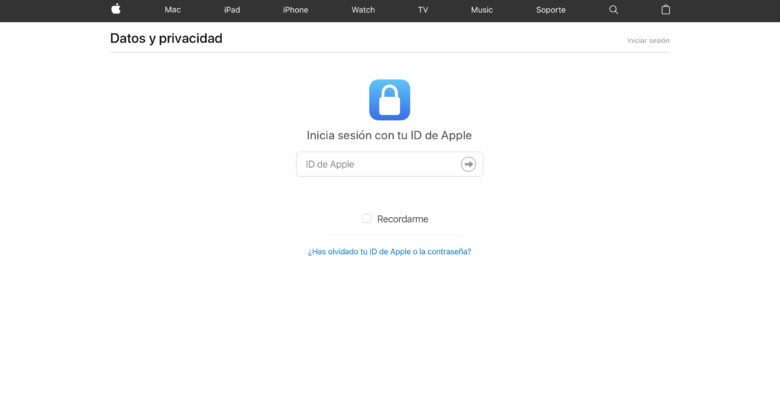 Apple lanza una nueva página sobre Datos y Privacidad