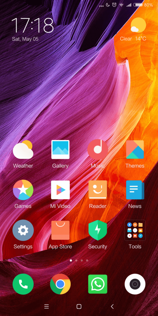 Xiaomi Redmi Note 5 software