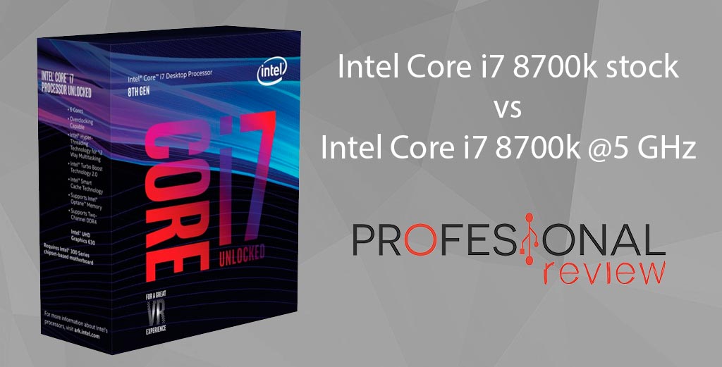 Intel Core i7 8700K vs Core i7 8700K a 5 GHz