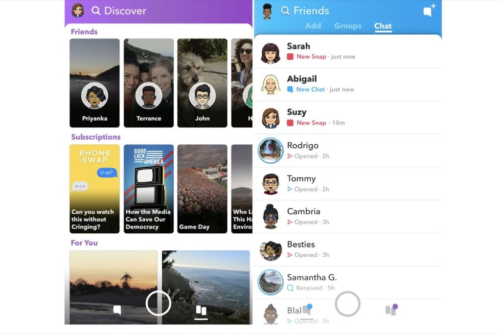 El rediseño de Snapchat hace caer su reputación