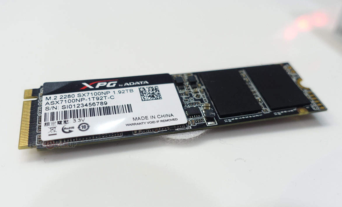 ADATA XPG SX7100 SSD busca ofrecer el mejor balance entre precio y prestaciones