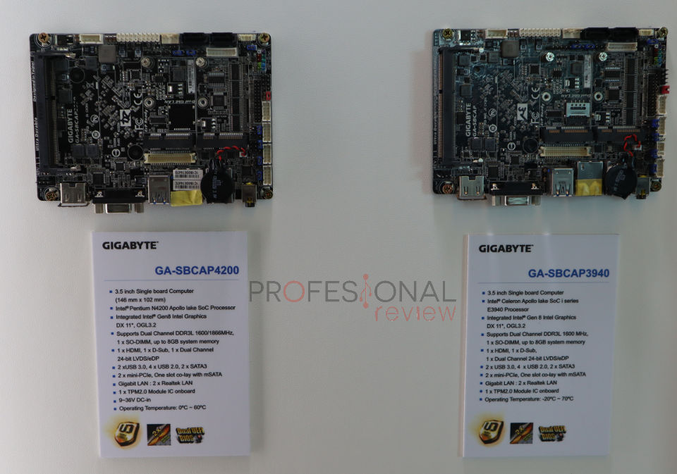 Gigabyte GA-SBCAP4200 Gigabyte GA-SBCAP4200 y Gigabyte GA-SBCAP3940