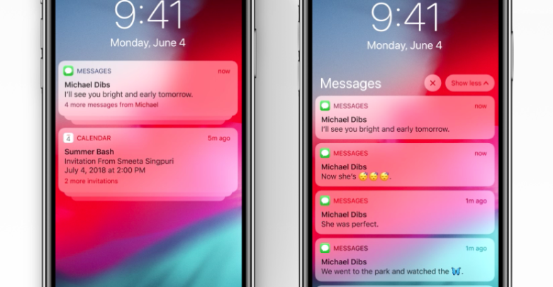 Todas las novedades en las Notificaciones de iOS 12