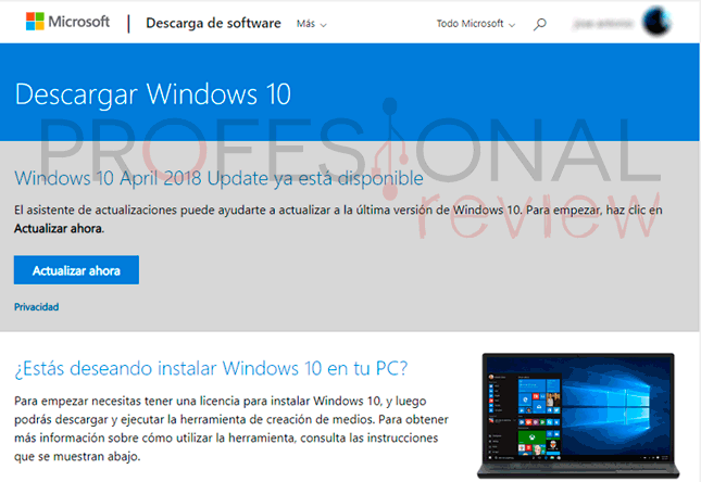 Actualizar Windows 10 paso a paso