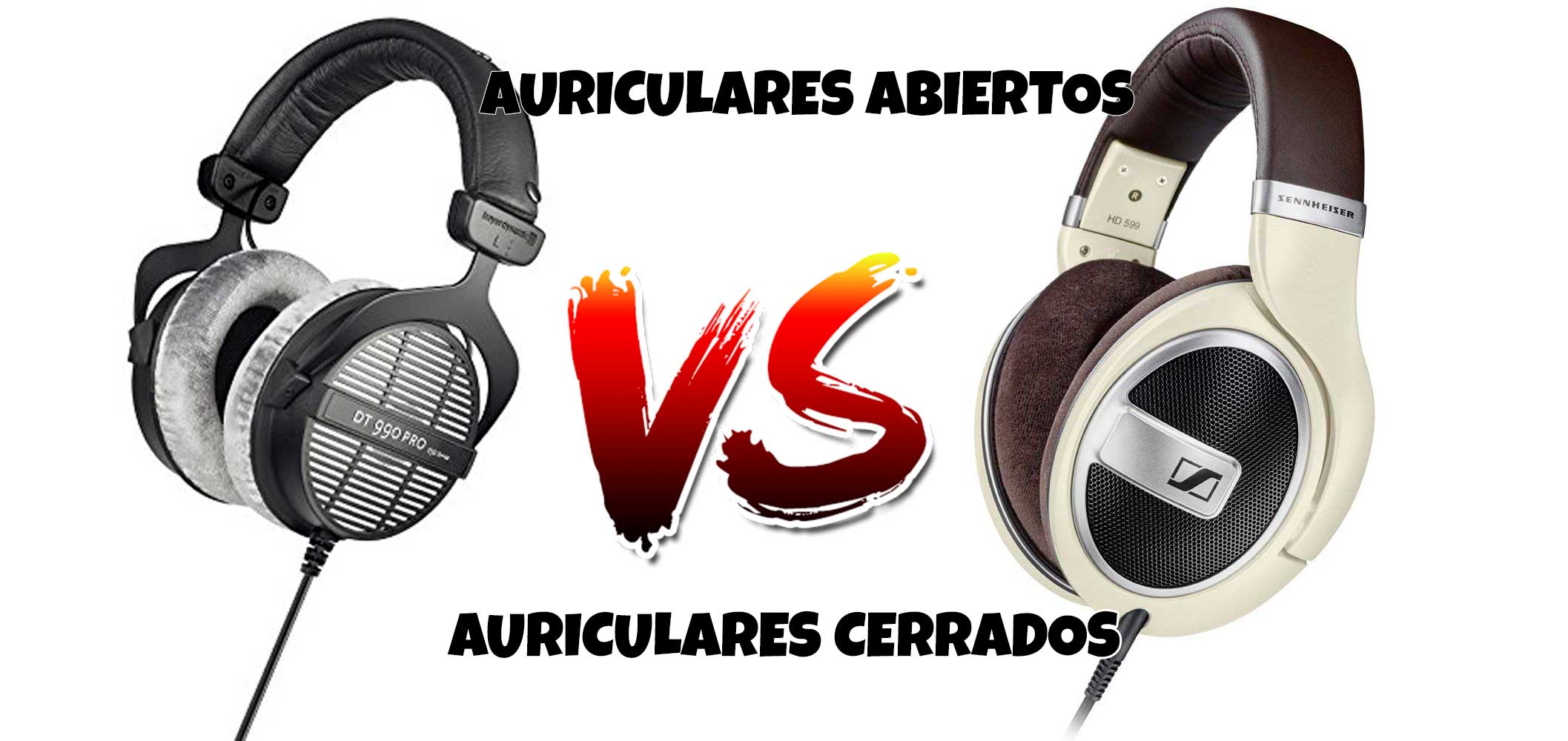 Auriculares de diadema abiertos o cerrados