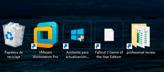Como cambiar tamaño iconos Windows 10