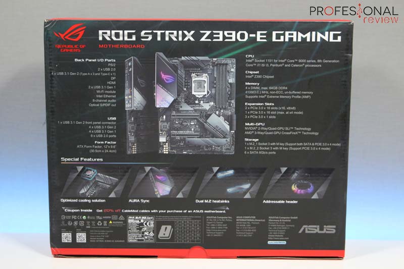 Asus ROG Strix Z390-E Gaming Review